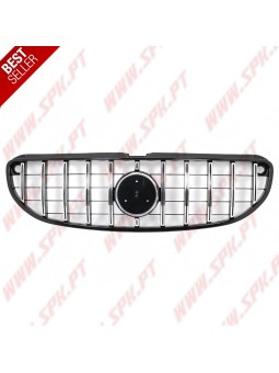 Grelha Frontal Look GTR Black+Chrome - Smart Fortwo 453 (2014-2019)