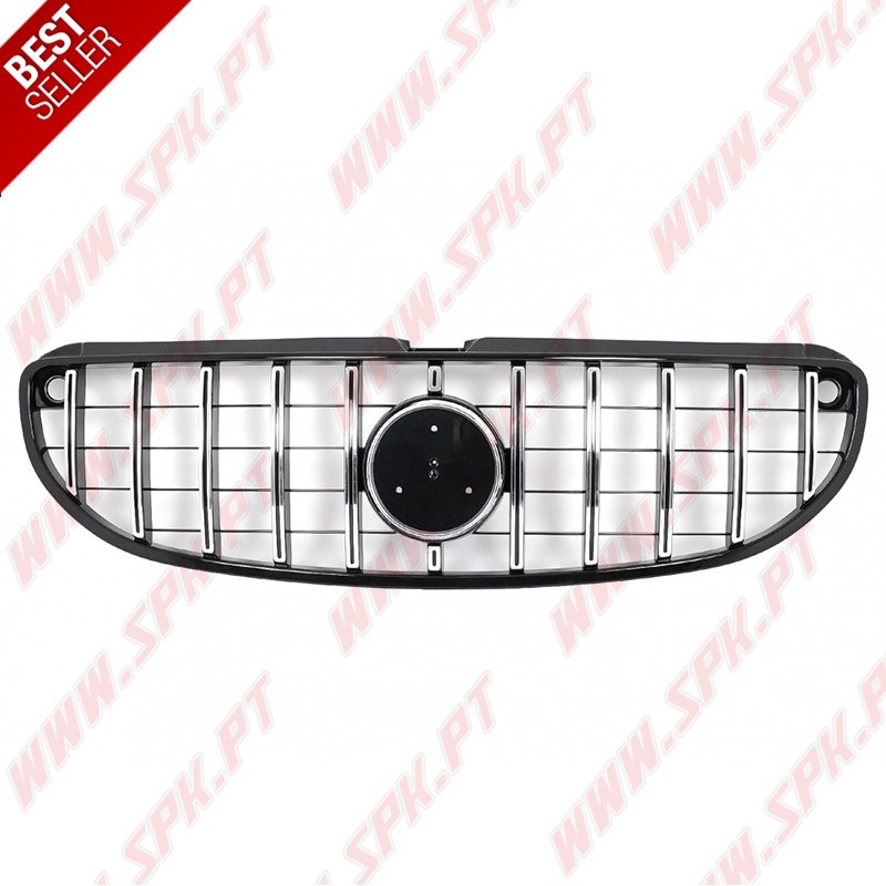 Grelha Frontal Look GTR Black+Chrome - Smart Fortwo 453 (2014-2019)