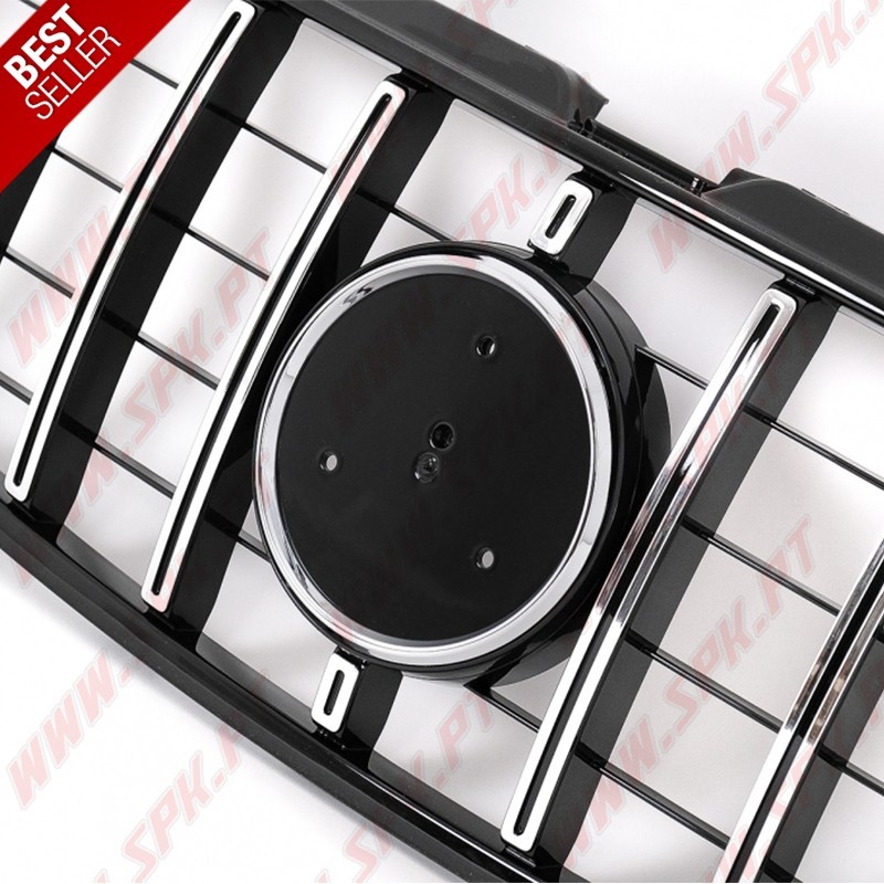 Grelha Frontal Look GTR Black+Chrome - Smart Fortwo 453 (2014-2019)