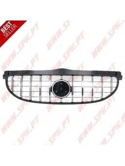 Grelha Frontal Look GTR Black+Chrome - Smart Forfour 453 (2014-2019)