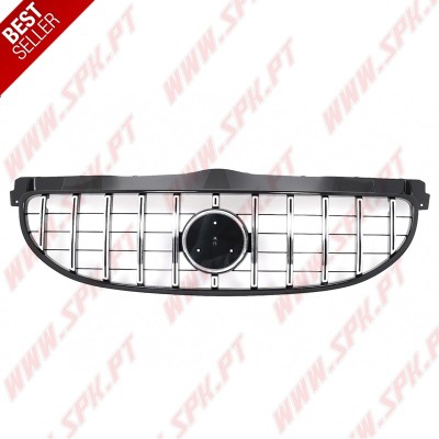 Grelha Frontal Look GTR Black+Chrome - Smart Forfour 453 (2014-2019)