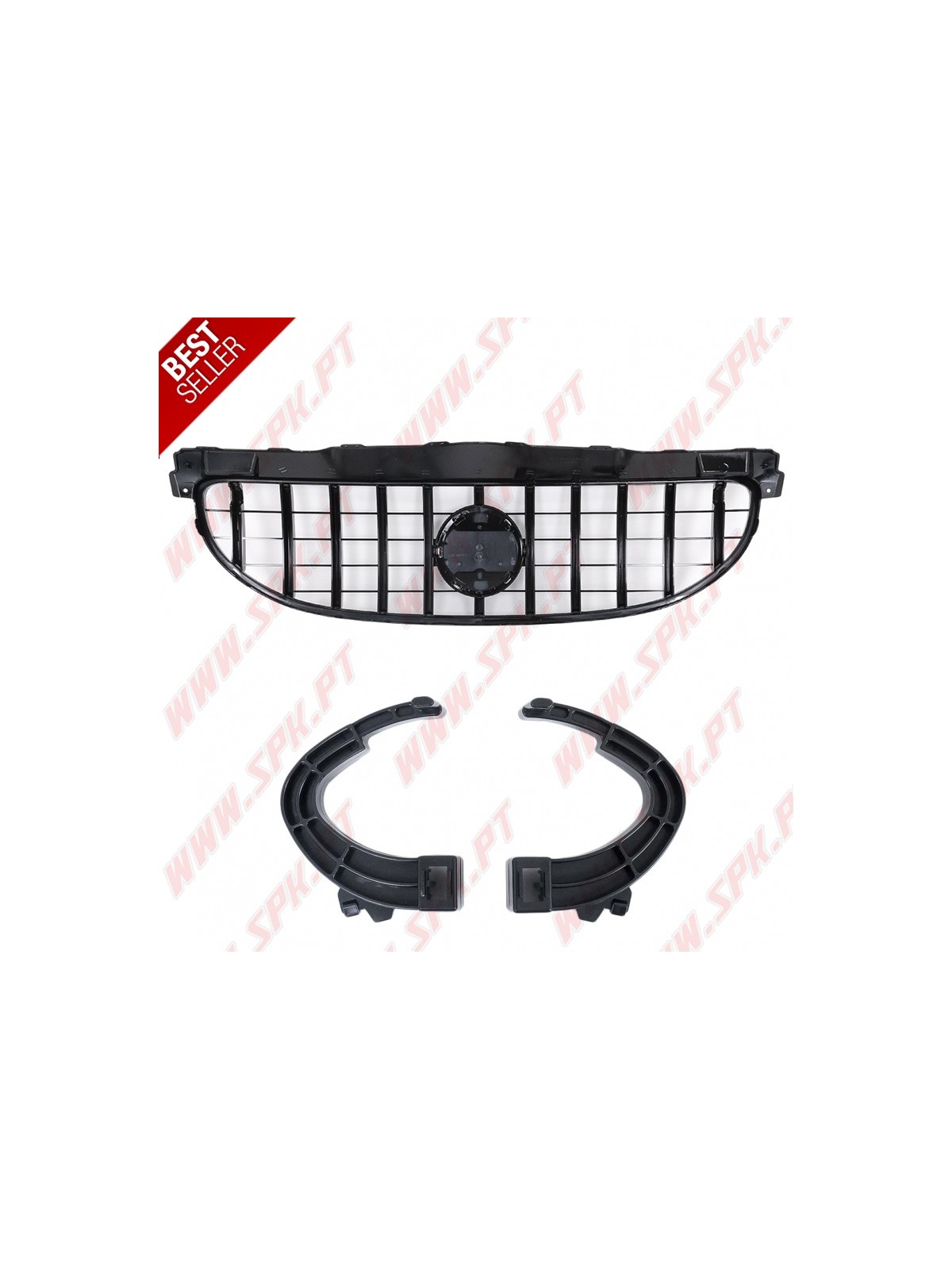 Grelha Frontal Look GTR Black+Chrome - Smart Forfour 453 (2014-2019)