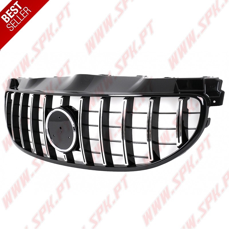 Grelha Frontal Look GTR Black+Chrome - Smart Forfour 453 (2014-2019)