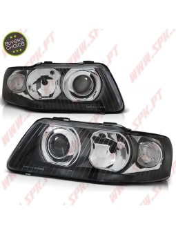 Faróis Cristal Black - Audi A3 8L Facelift (2000-2003)