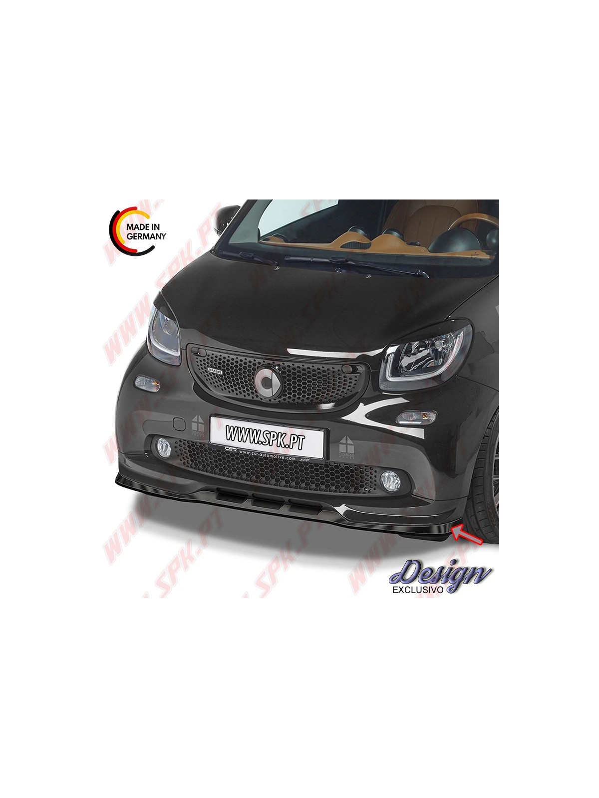 Lip Spoiler Frontal - Smart Fortwo Brabus 453 (2016-2018)