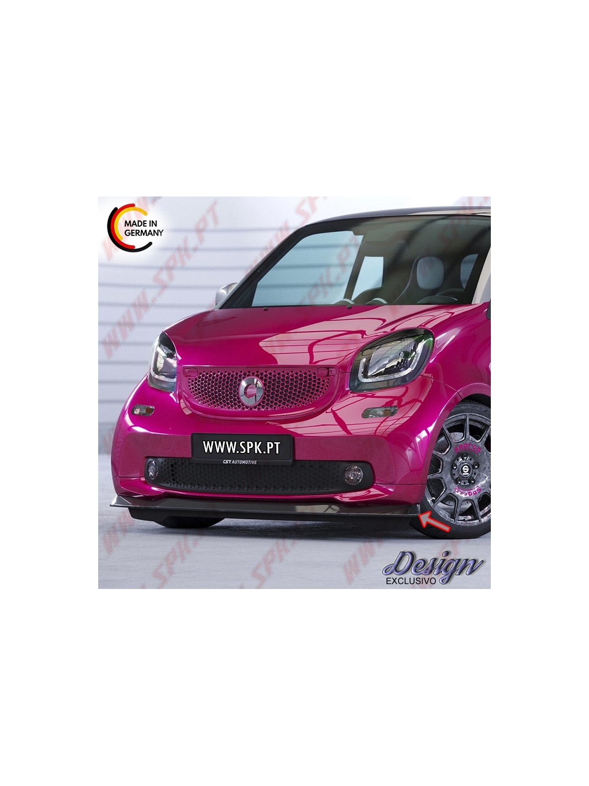 Lip Spoiler Frontal - Smart Fortwo Base 453 (2014-)