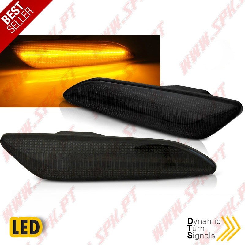 Piscas Laterais LED Dynamic / Smoke - Alfa 147 / 156 / Fiat Tipo (1997-)