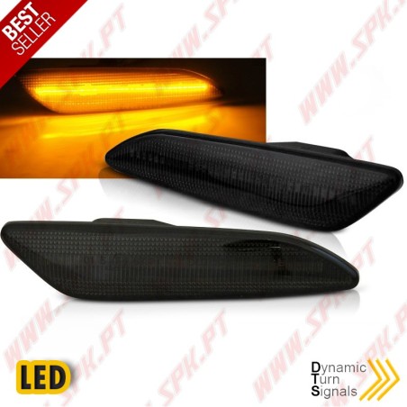 Piscas Laterais LED Dynamic / Smoke - Alfa 147 / 156 / Fiat Tipo (1997-)