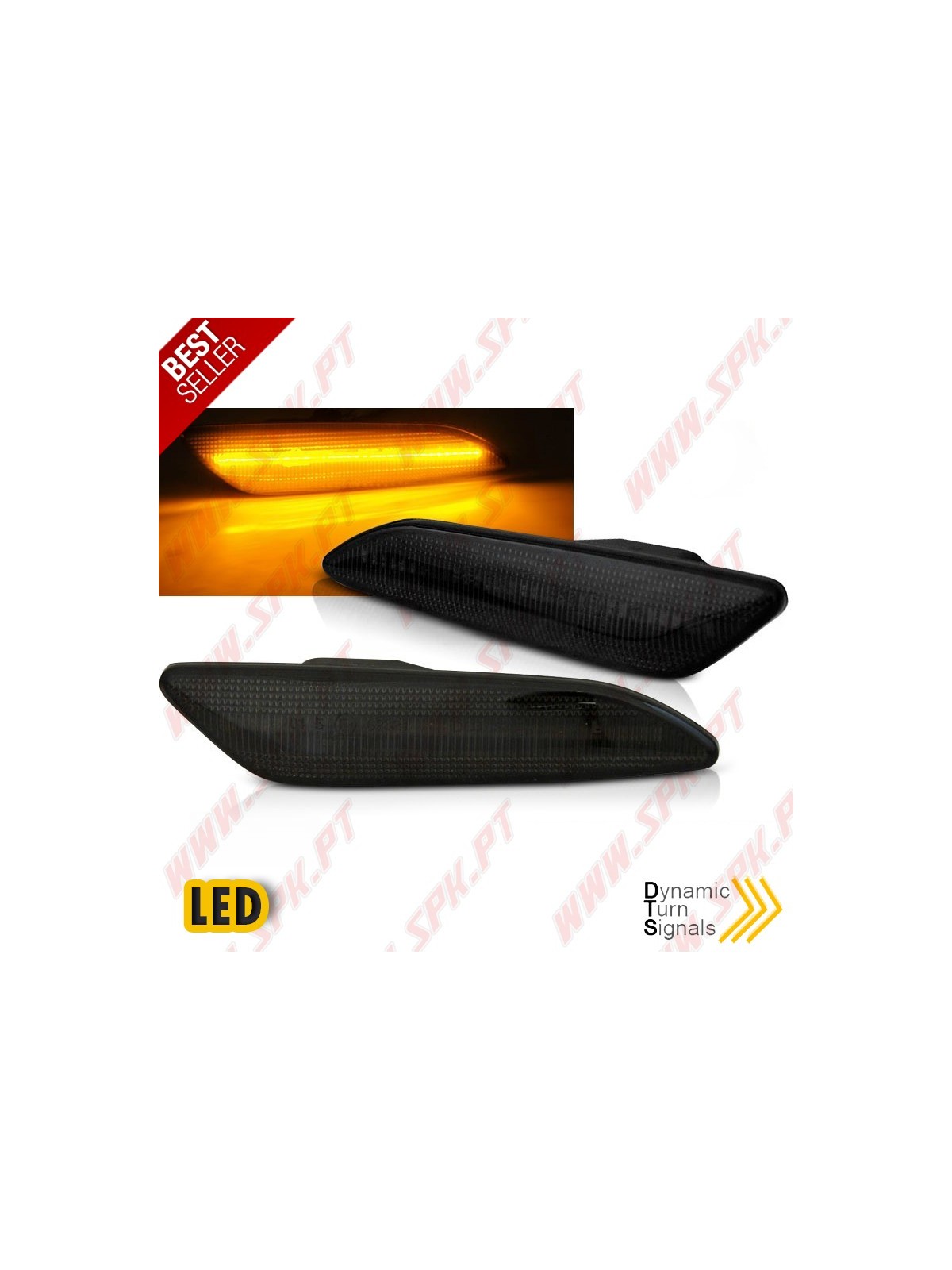 Piscas Laterais LED Dynamic / Smoke - Alfa 147 / 156 / Fiat Tipo (1997-)