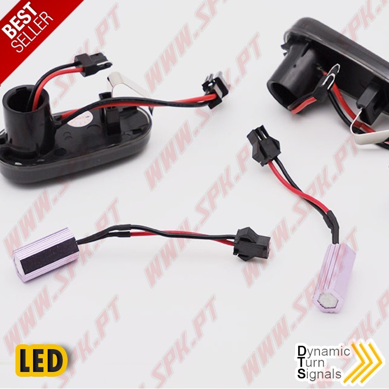 Piscas Laterais LED Dynamic / Smoke - Alfa 147 / GT / Mito (2000-) Piscas Laterais LED Dynamic / Smoke - Alfa 147 / GT / Mito (2000-)