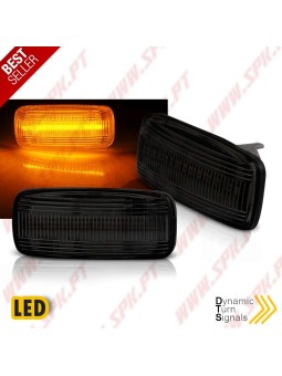 Piscas Laterais LED Dynamic V.1 / Smoke - Audi A3 8L / A4 B5 / A6 C5 / TT 8N (1997-2006)