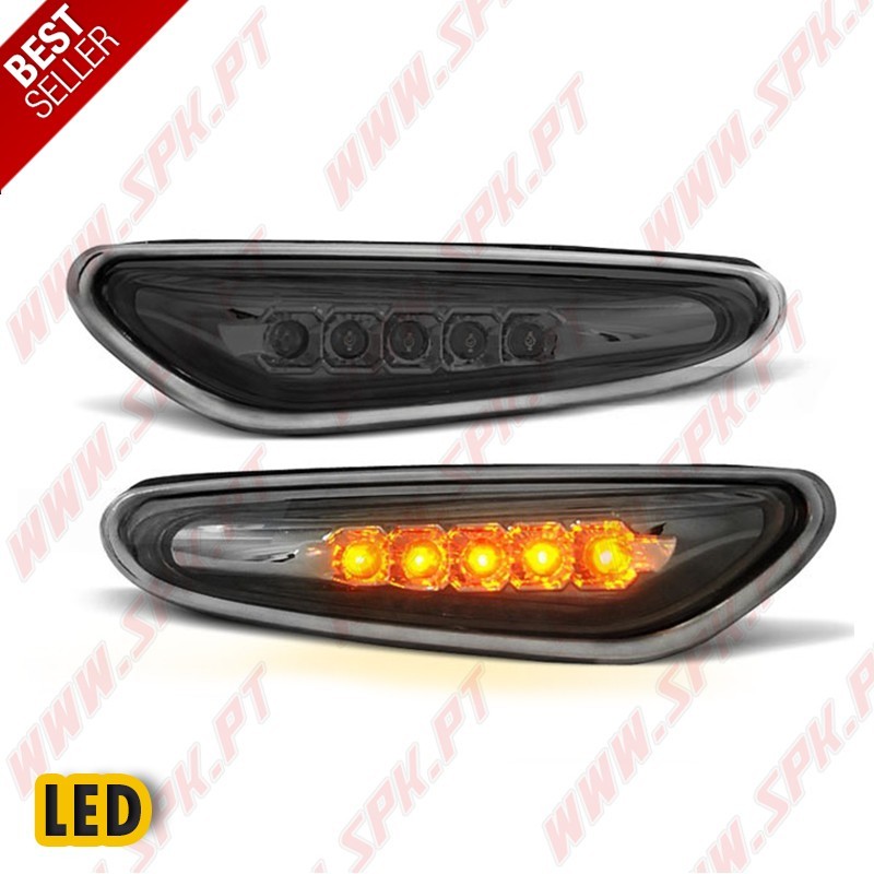 Piscas Laterais LED / Smoke - BMW E46 (2001-2005) Piscas Laterais LED / Smoke - BMW E46 (2001-2005)
