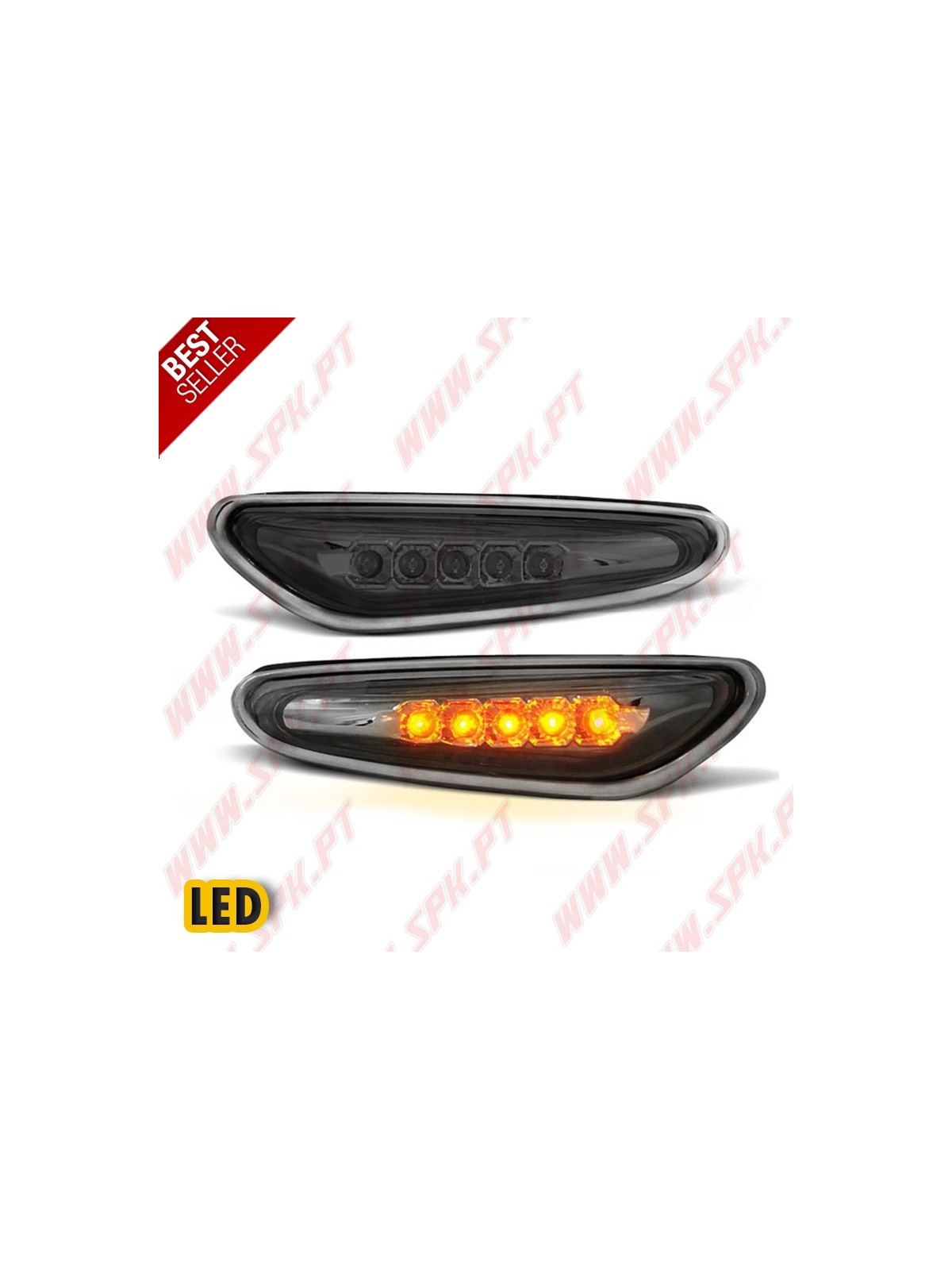 Piscas Laterais LED / Smoke - BMW E46 (2001-2005) Piscas Laterais LED / Smoke - BMW E46 (2001-2005)