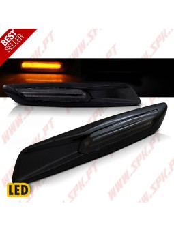 Piscas Laterais LED Look F10 / Smoke - BMW E60 / E90 / E92 / E81 / E82 (2004-2011)