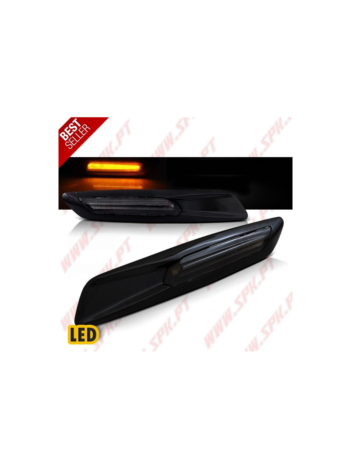 Piscas Laterais LED Look F10 / Smoke - BMW E60 / E90 / E92 / E81 / E82 (2004-2011) Piscas Laterais LED Look F10 / Smoke - BMW E60 / E90 / E92 / E81 / E82 (2004-2011)