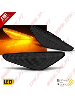 Piscas Laterais LED Dynamic / Smoke - BMW X3 / X5 / X6 (2007-2014)