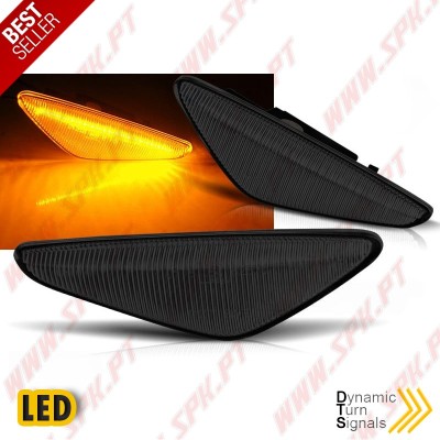 Piscas Laterais LED Dynamic / Smoke - BMW X3 / X5 / X6 (2007-2014)
