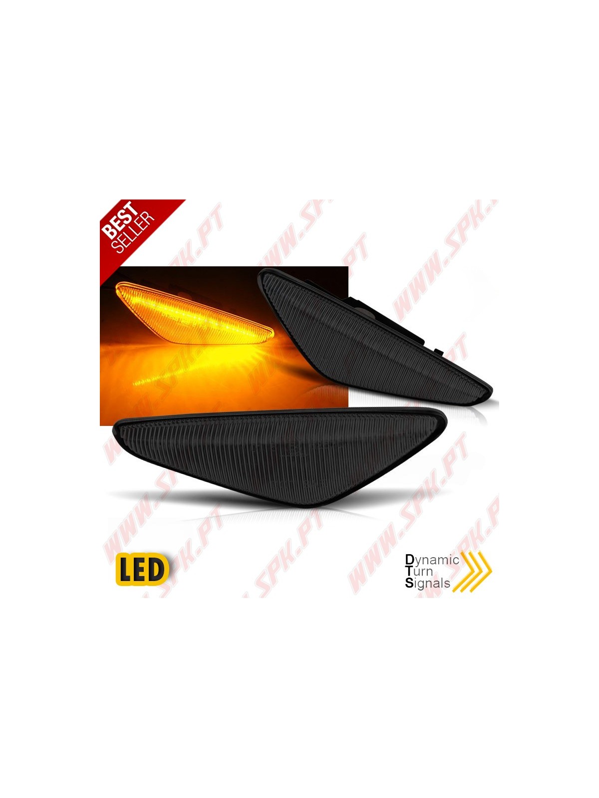 Piscas Laterais LED Dynamic / Smoke - BMW X3 / X5 / X6 (2007-2014)