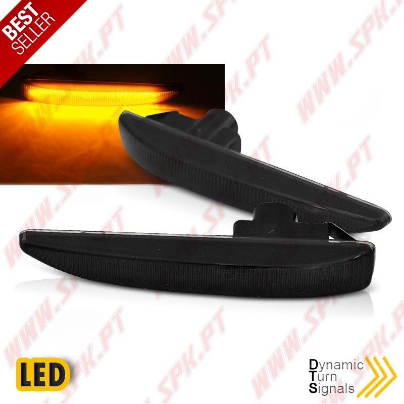 Piscas Laterais LED Dynamic / Smoke - BMW E65 / E66 / E67 (2001-2008)