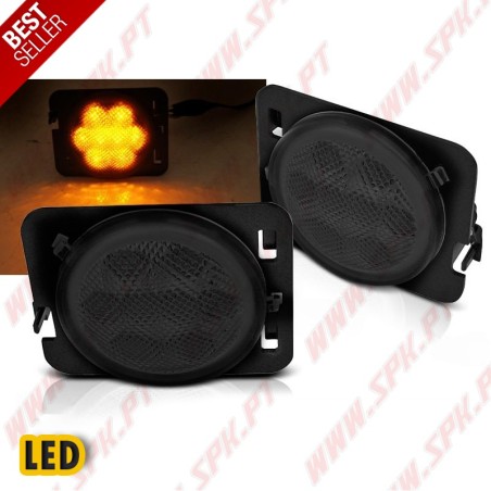 Piscas Laterais LED / Smoke - Jeep Wrangler JK (2007-2018)