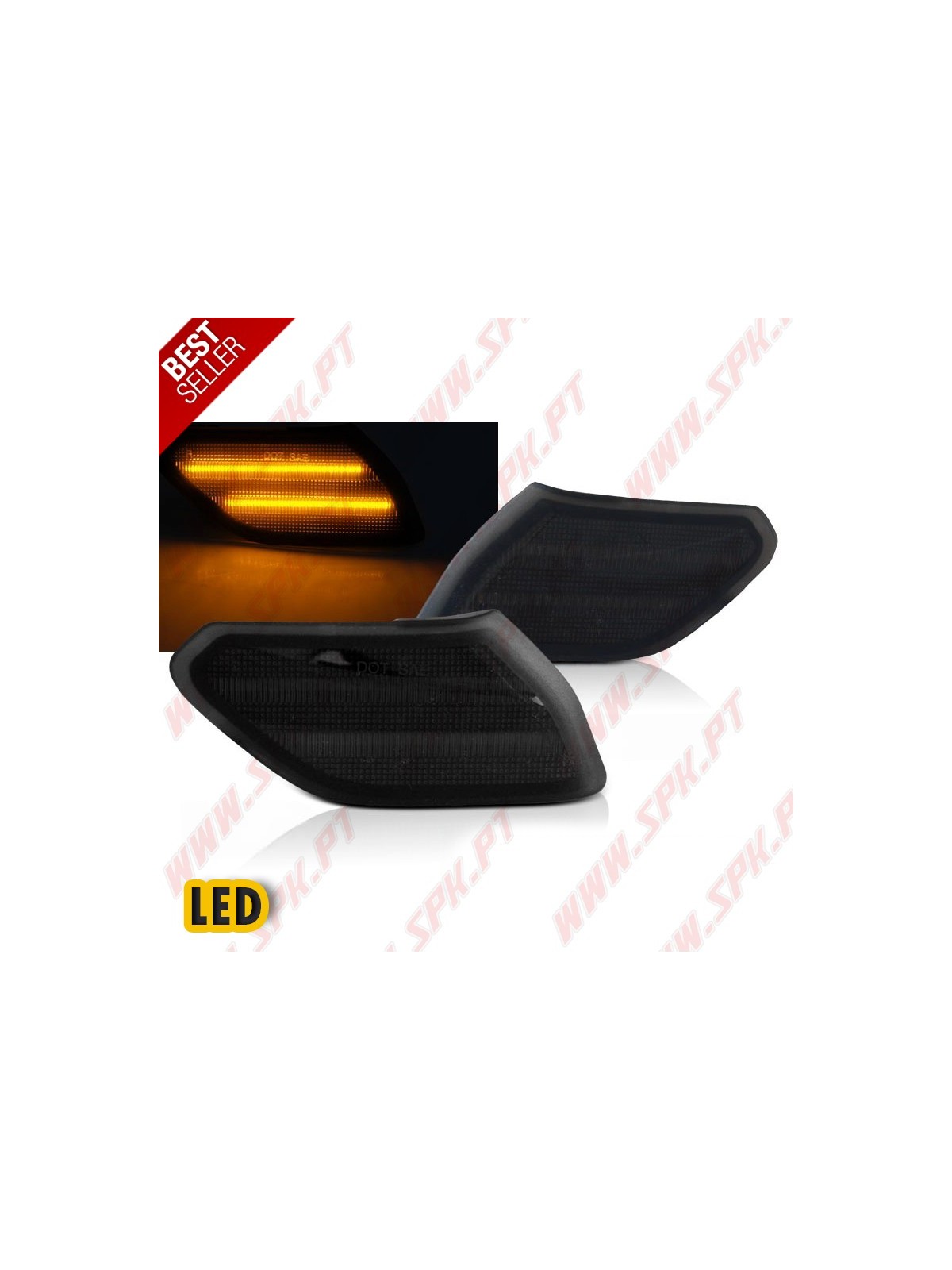 Piscas Laterais LED / Smoke - Jeep Wrangler JL (2018-) Piscas Laterais LED / Smoke - Jeep Wrangler JL (2018-)