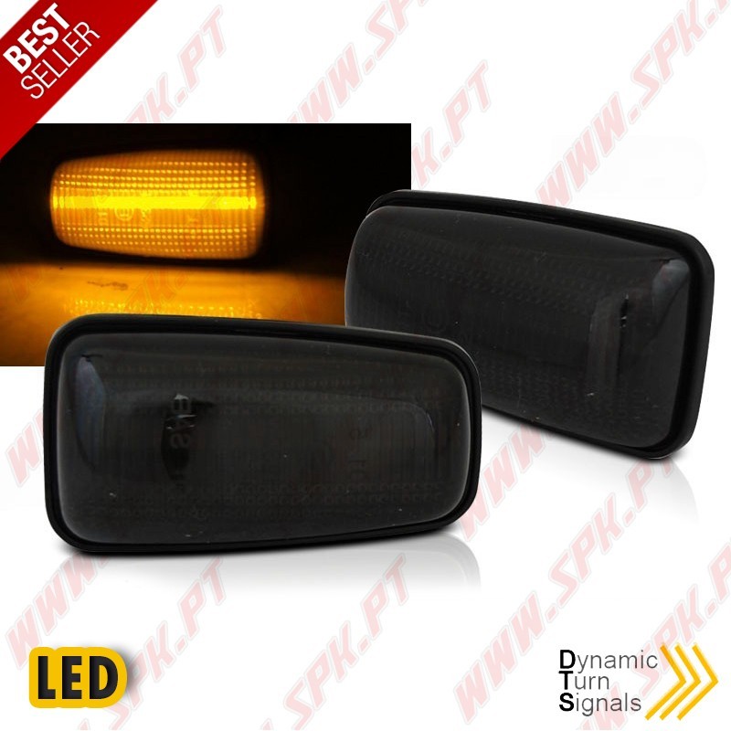 Piscas Laterais LED Dynamic / Smoke - Citroen Saxo / Berlingo / Xsara / Jumpy / Peugeot 406 (1994-2004) Piscas Laterais LED Dynamic / Smoke - Citroen Saxo / Berlingo / Xsara / Jumpy / Peugeot 406 (1994-2004)