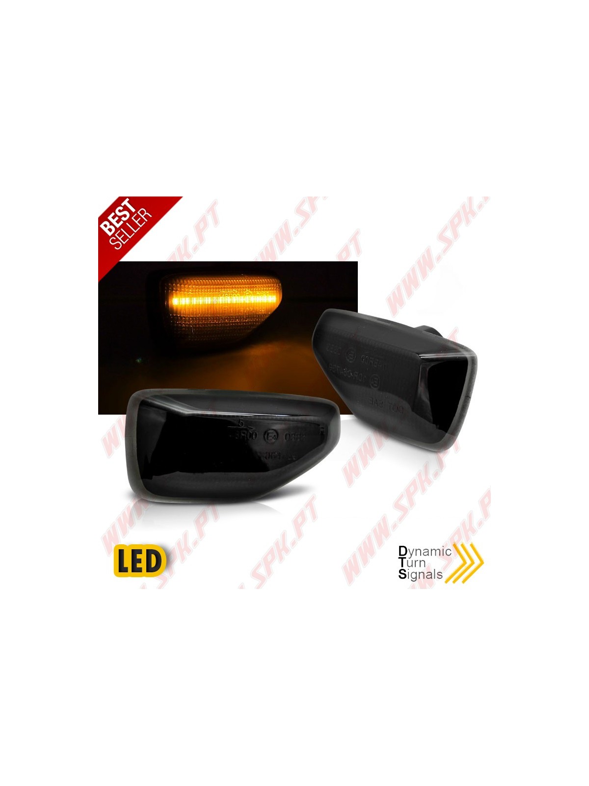 Piscas Laterais LED Dynamic / Smoke - Dacia Logan / Duster / Sandero (2012-2021) Piscas Laterais LED Dynamic / Smoke - Dacia Logan / Duster / Sandero (2012-2021)