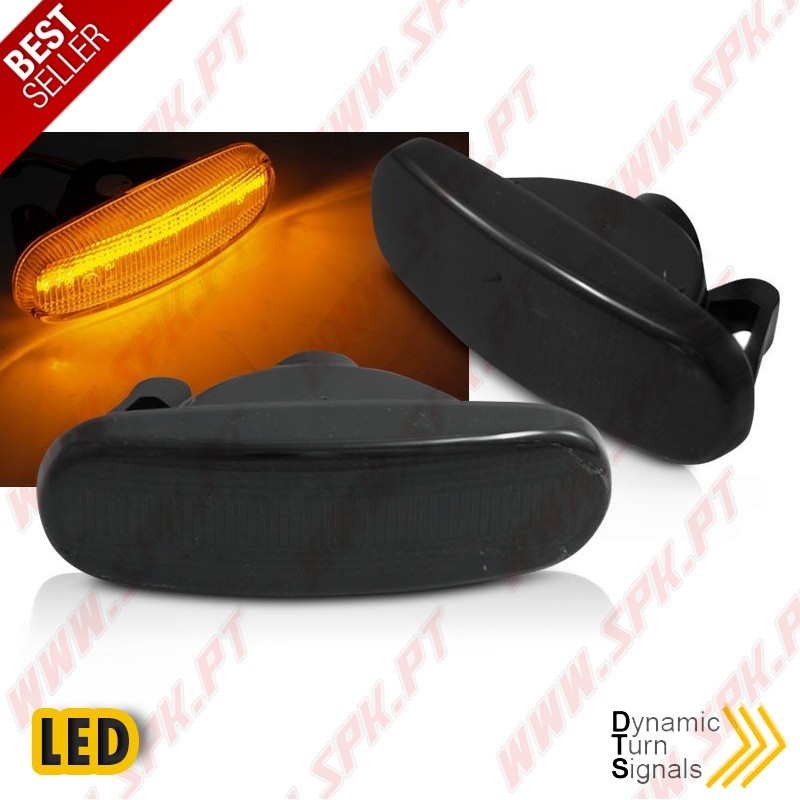 Piscas Laterais LED Dynamic / Smoke - Fiat Punto / Panda / Stilo / Qubo (2001-2020) Piscas Laterais LED Dynamic / Smoke - Fiat Punto / Panda / Stilo / Qubo (2001-2020)