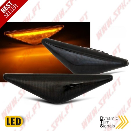 Piscas Laterais LED Dynamic / Smoke - Ford Focus / Mondeo (1998-2007)