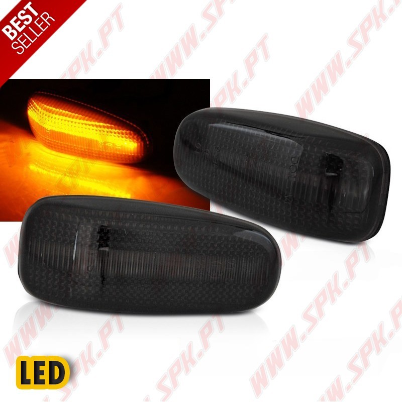 Piscas Laterais LED / Smoke - Mercedes W124 / W210 / W202 / SLK / CLK / W208 (1993-2003) Piscas Laterais LED / Smoke - Mercedes W124 / W210 / W202 / SLK / CLK / W208 (1993-2003)