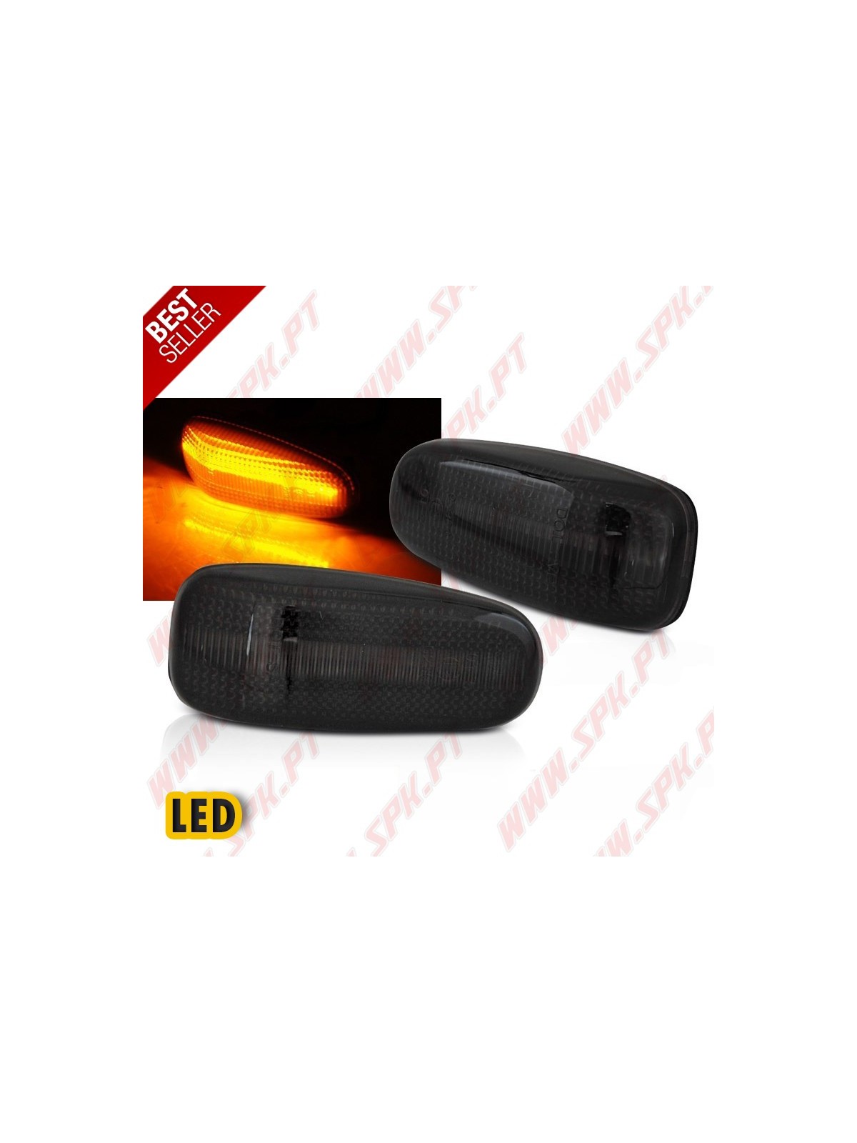 Piscas Laterais LED / Smoke - Mercedes W124 / W210 / W202 / SLK / CLK / W208 (1993-2003) Piscas Laterais LED / Smoke - Mercedes W124 / W210 / W202 / SLK / CLK / W208 (1993-2003)