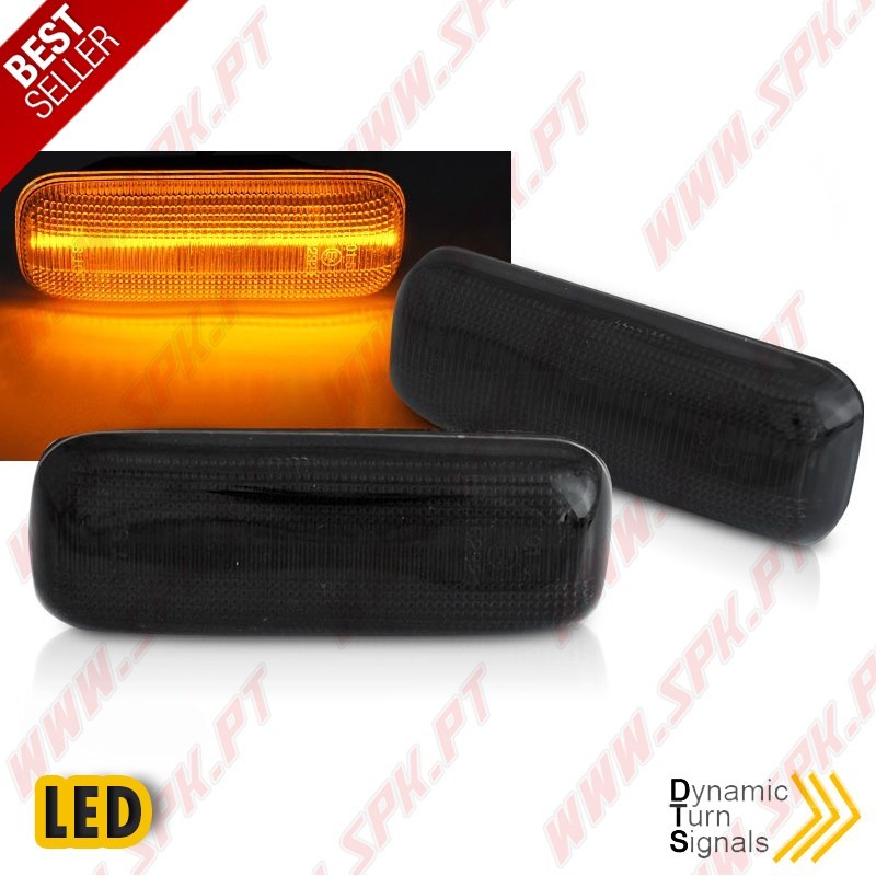 Piscas Laterais LED Dynamic / Smoke - Mercedes ML W163 (1998-2005)