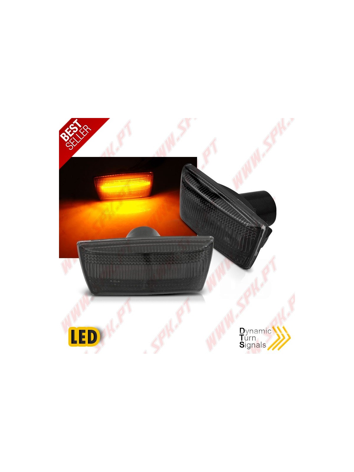 Piscas Laterais LED Dynamic / Smoke - Opel Astra H / Corsa D / Insignia / Zafira B (2004-2014)