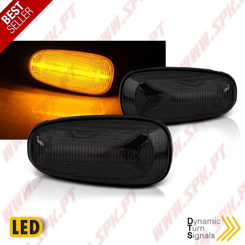 Piscas Laterais LED Dynamic / Smoke - Opel Astra G / Frontera B / Insignia / Zafira (1997-2005) Piscas Laterais LED Dynamic / Smoke - Opel Astra G / Frontera B / Insignia / Zafira (1997-2005)