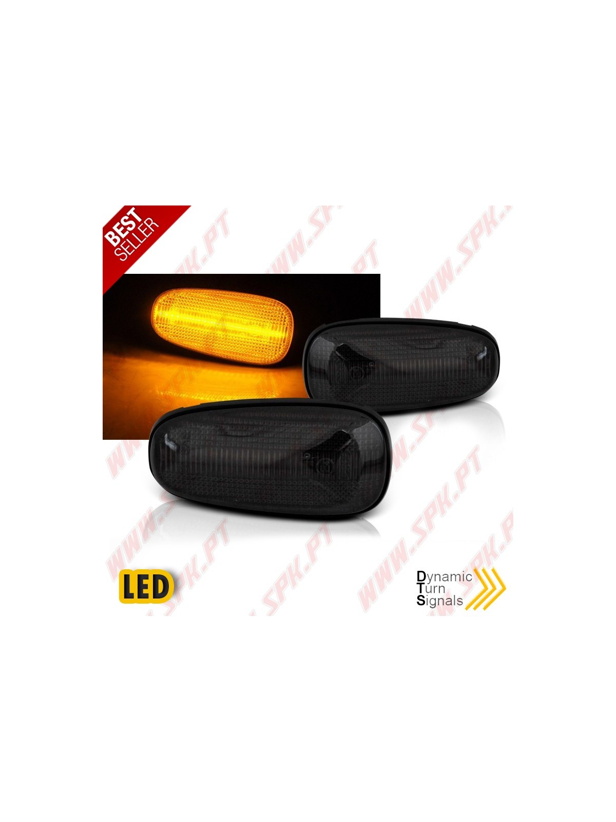 Piscas Laterais LED Dynamic / Smoke - Opel Astra G / Frontera B / Insignia / Zafira (1997-2005) Piscas Laterais LED Dynamic / Smoke - Opel Astra G / Frontera B / Insignia / Zafira (1997-2005)