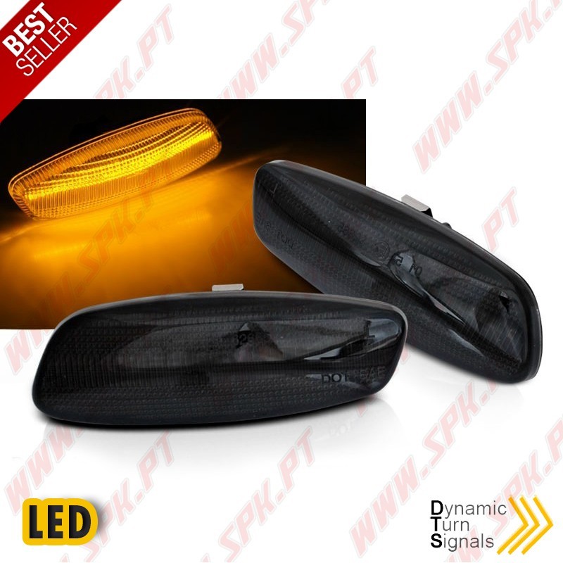 Piscas Laterais LED Dynamic / Smoke - Peugeot 207 / 308 / 3008 / 5008 / Citroen C3 / C4 / DS3 / DS4 (2004-2015) Piscas Laterais LED Dynamic / Smoke - Peugeot 207 / 308 / 3008 / 5008 / Citroen C3 / C4 / DS3 / DS4 (2004-2015)