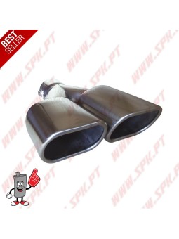 Ponteira de Escape Inox - Dupla Rectangular 2x 90X70mm