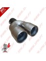 Ponteira de Escape Inox - Dupla 2x75mm Ponteira de Escape Inox - Dupla 2x75mm