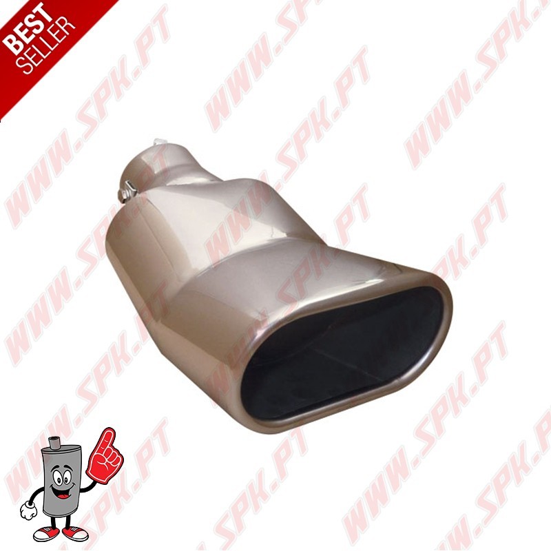 Ponteira de Escape Inox Look DTM - Rectangular 135X75mm