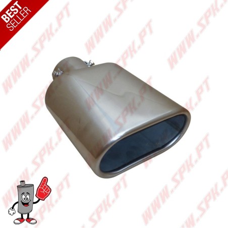 Ponteira de Escape Inox - Rectangular 137X80mm