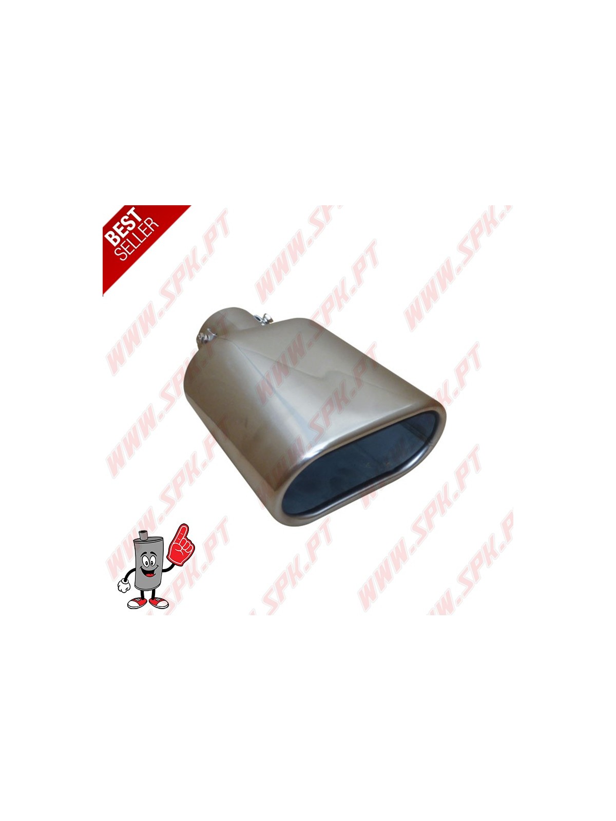 Ponteira de Escape Inox - Rectangular 137X80mm