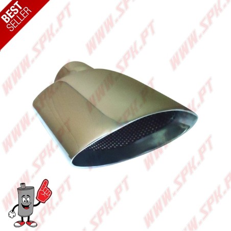 Ponteira de Escape Inox - Oval 152X75mm