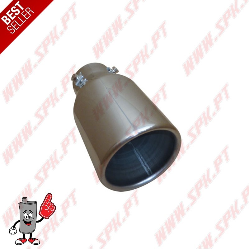 Ponteira de Escape Inox - Redonda 90mm