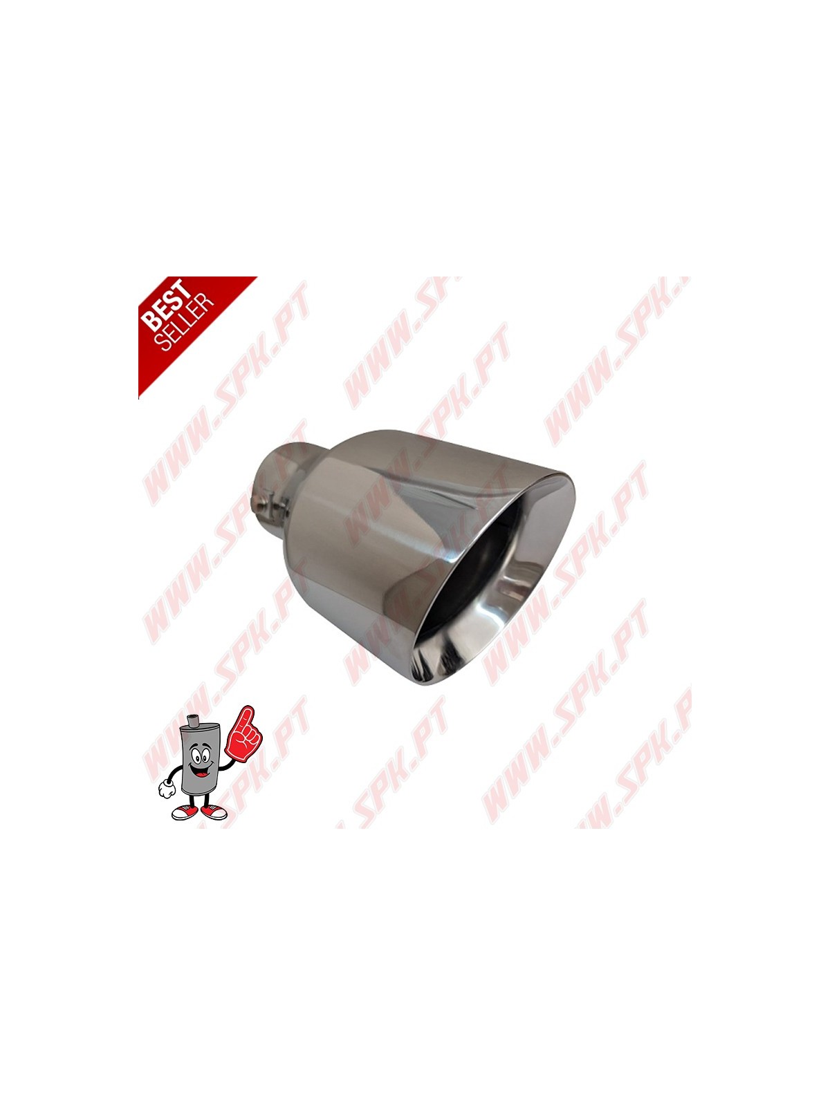 Ponteira de Escape Inox - Redonda 115mm