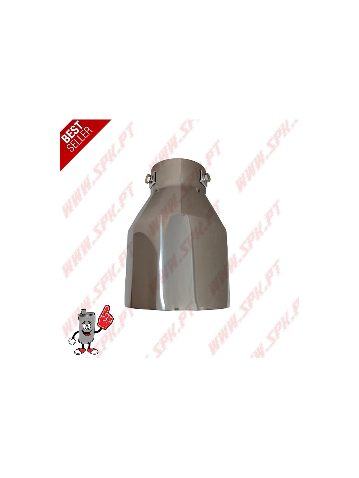 Ponteira de Escape Inox - Redonda 115mm