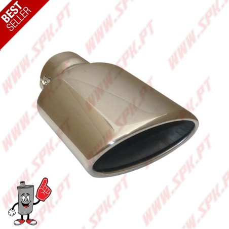 Ponteira de Escape Inox Look Cupra I - Oval 152X75mm