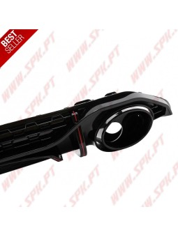 Difusor Traseiro + Ponteiras - Audi A3 8Y Hatchback (2020-)