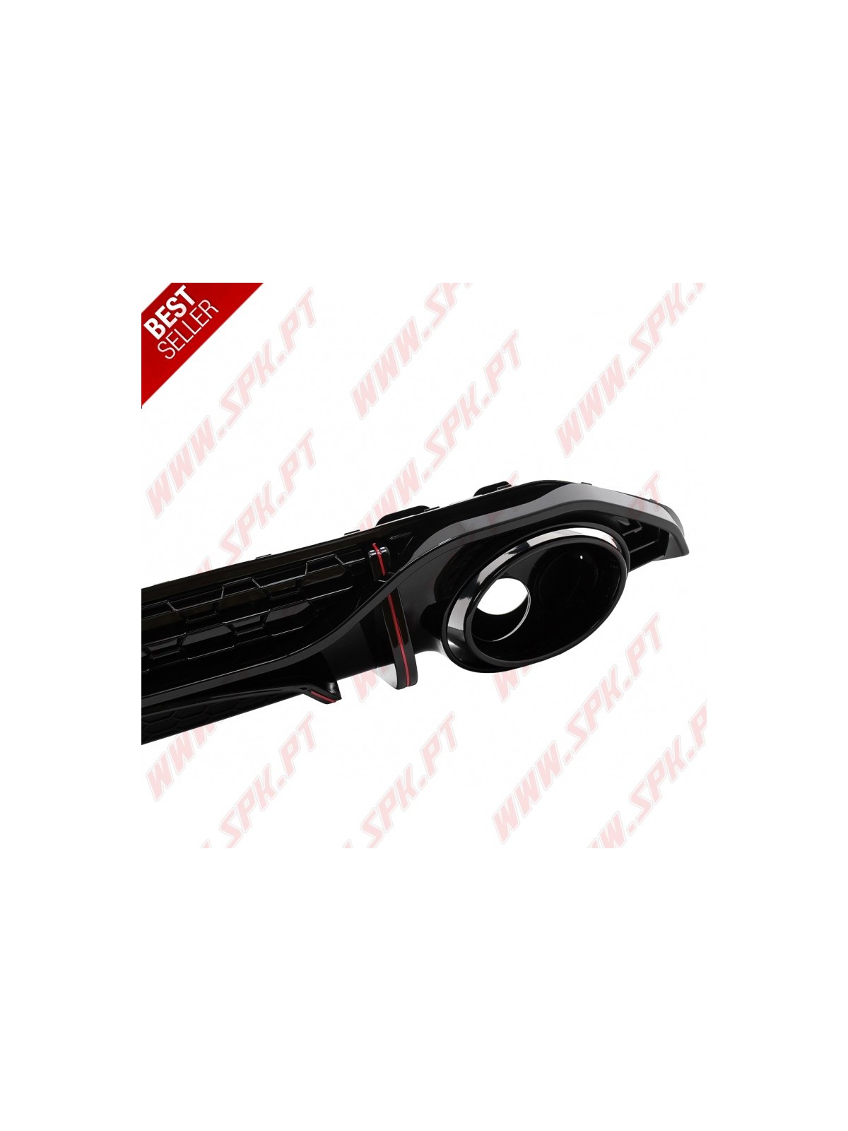 Difusor Traseiro + Ponteiras - Audi A3 8Y Hatchback (2020-)