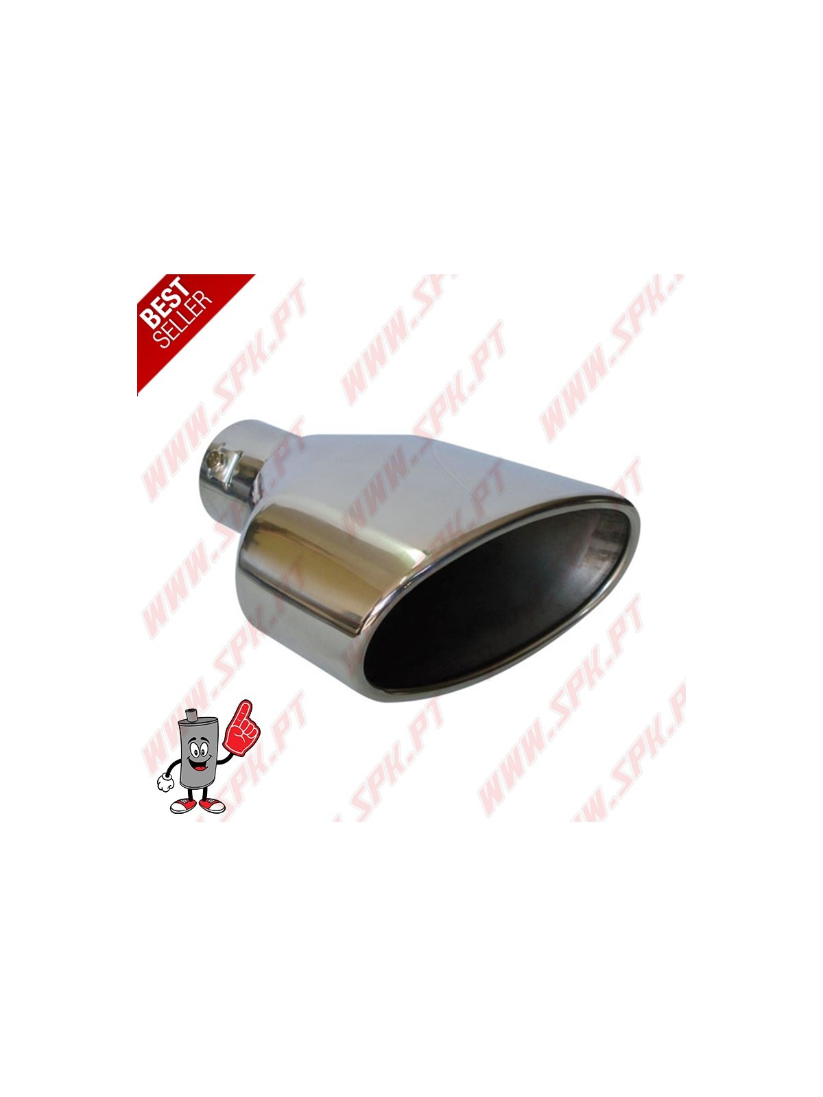 Ponteira de Escape Inox Look Cupra II - Oval 150X97mm