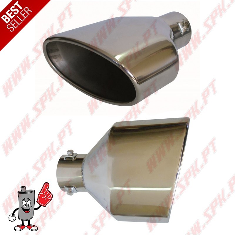 Ponteira de Escape Inox Look Cupra II - Oval 150X97mm